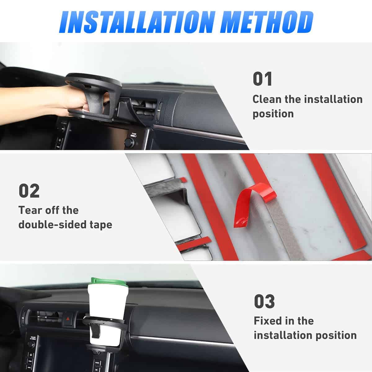 Portavasos para Automóvil Compatible con Subaru BRZ Toyota - Imagen 8