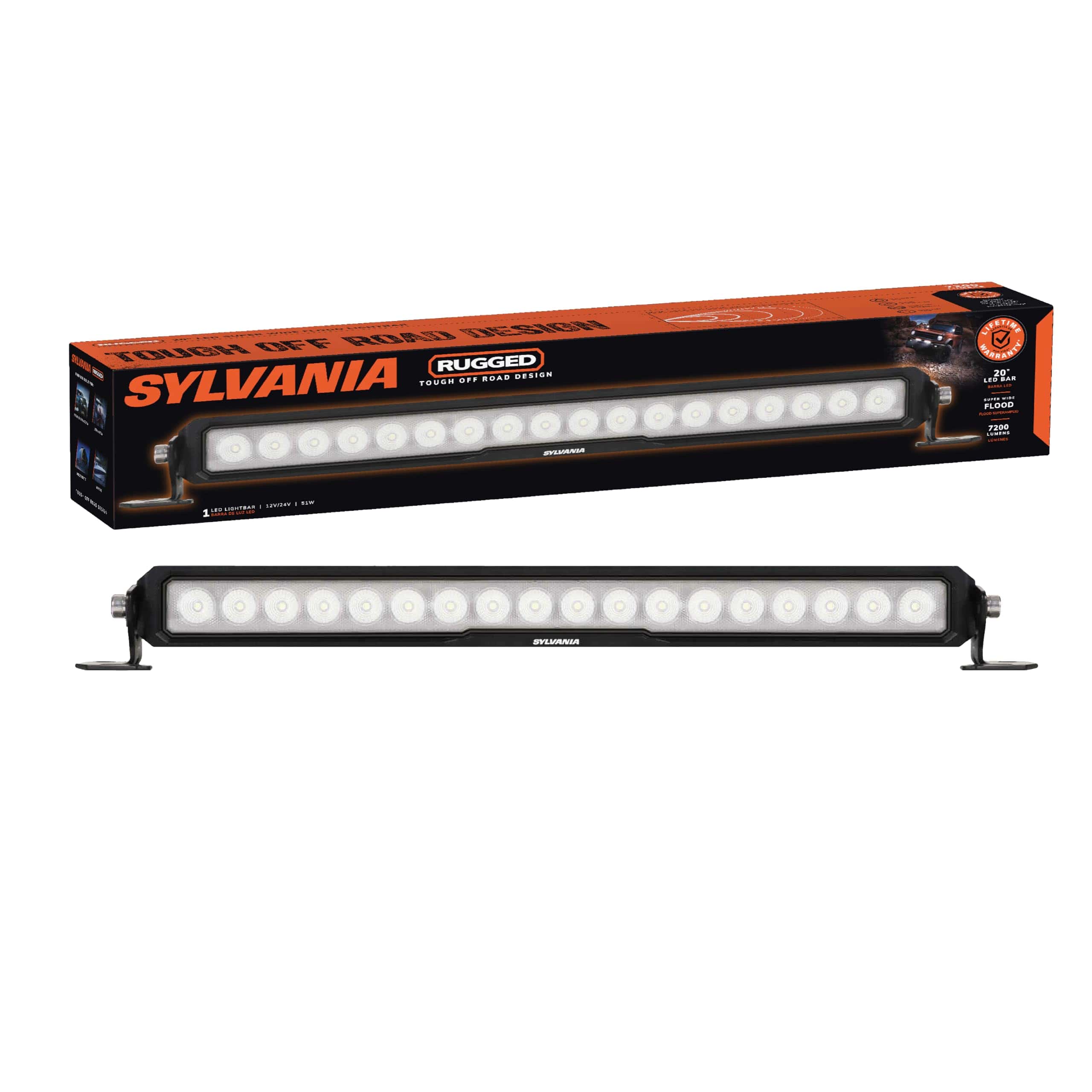 SYLVANIA Barra de luz LED de inundación resistente de 20