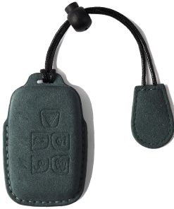 Estuche para llave de cuero genuino de gamuza CGZOWYU