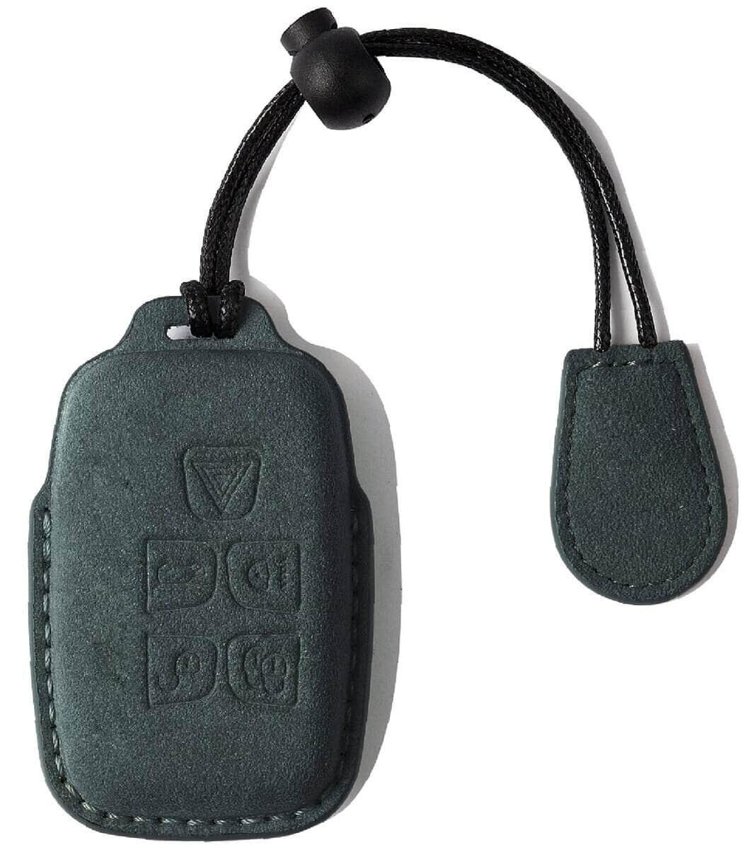 Estuche para llave de cuero genuino de gamuza CGZOWYU