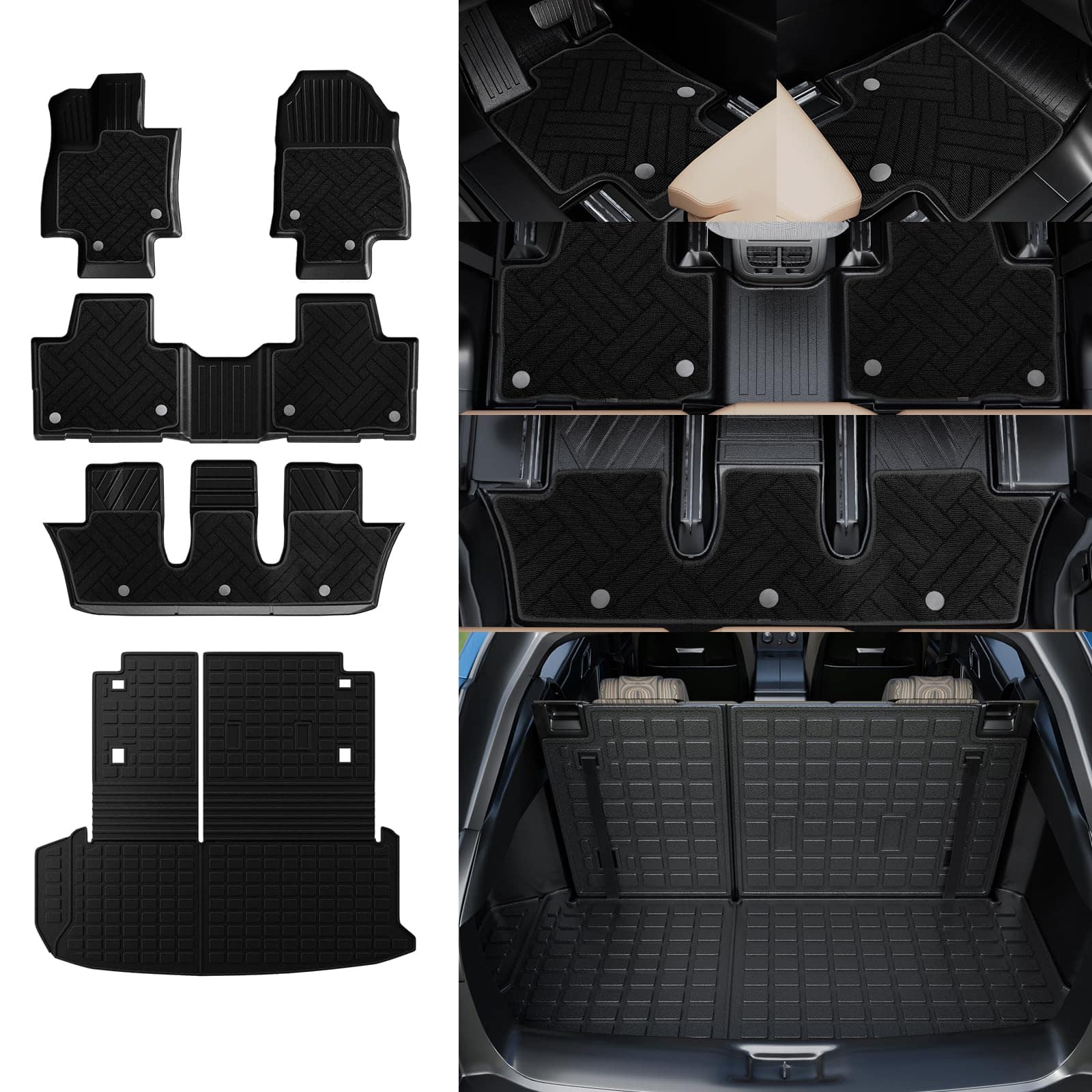 Tapetes para Piso Compatibles con Toyota Grand Highlander