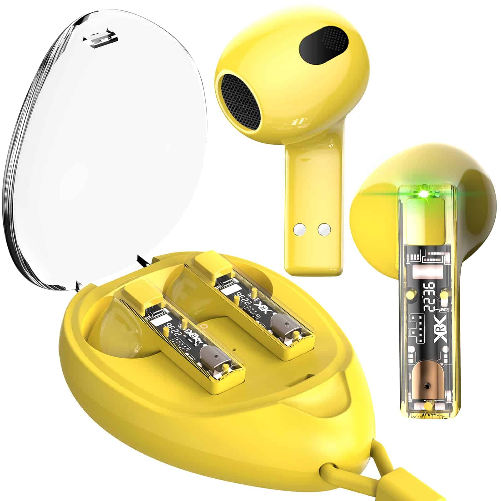 Audífonos Inalámbricos aigo True Wireless -Amarillo