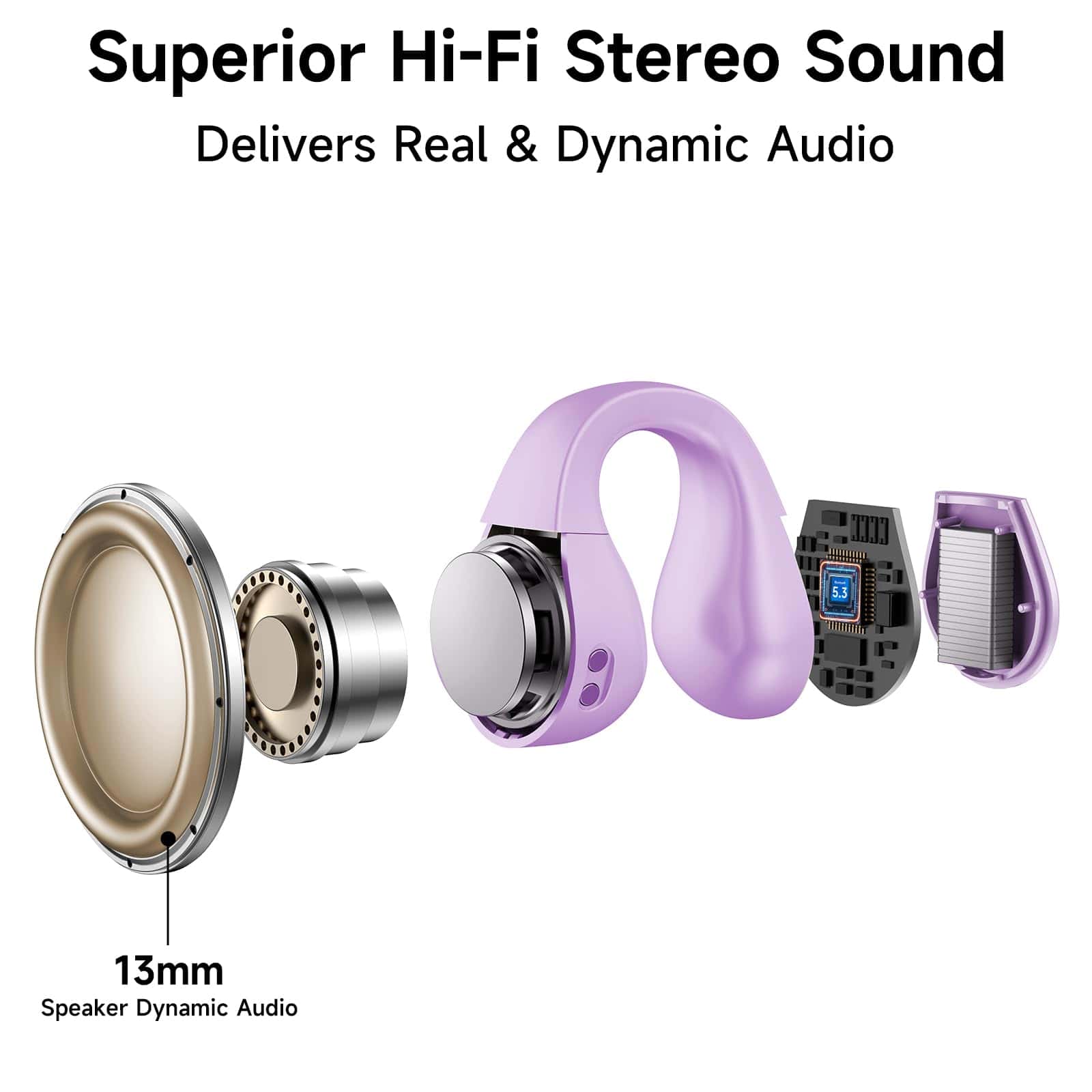 Audífonos inalámbricos Bluetooth aigo, Auriculares - Imagen 9