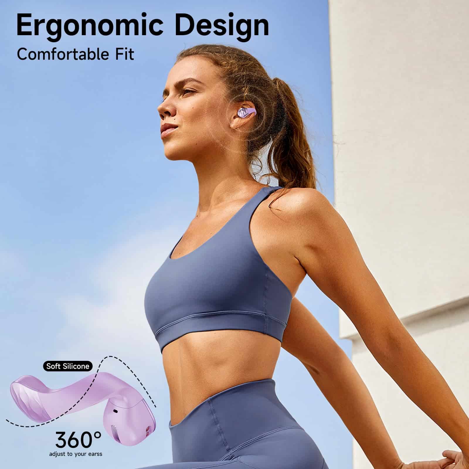 Audífonos inalámbricos Bluetooth aigo, Auriculares - Imagen 4