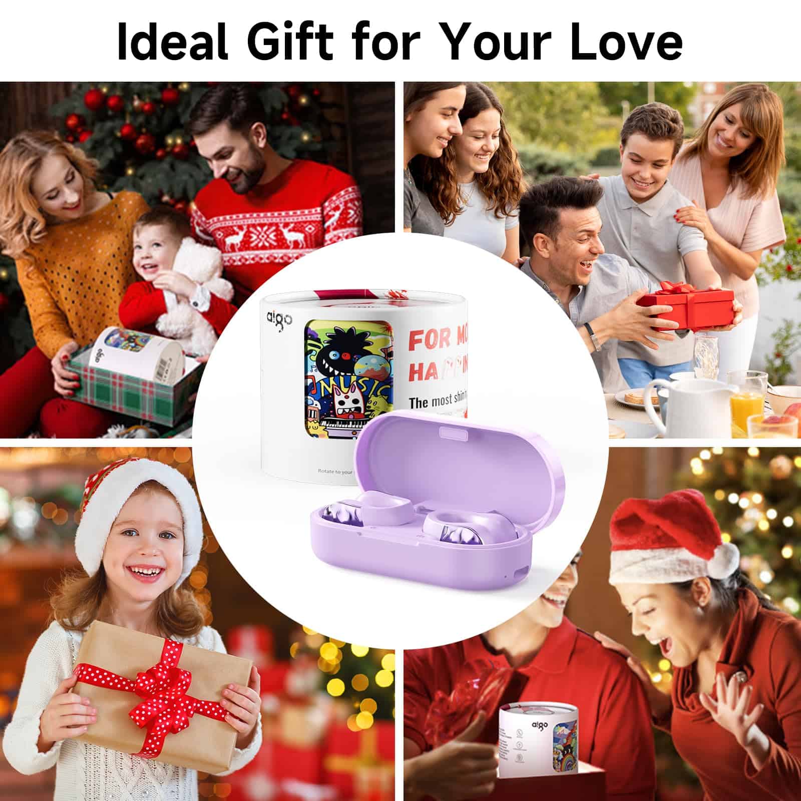 Audífonos inalámbricos Bluetooth aigo, Auriculares - Imagen 3