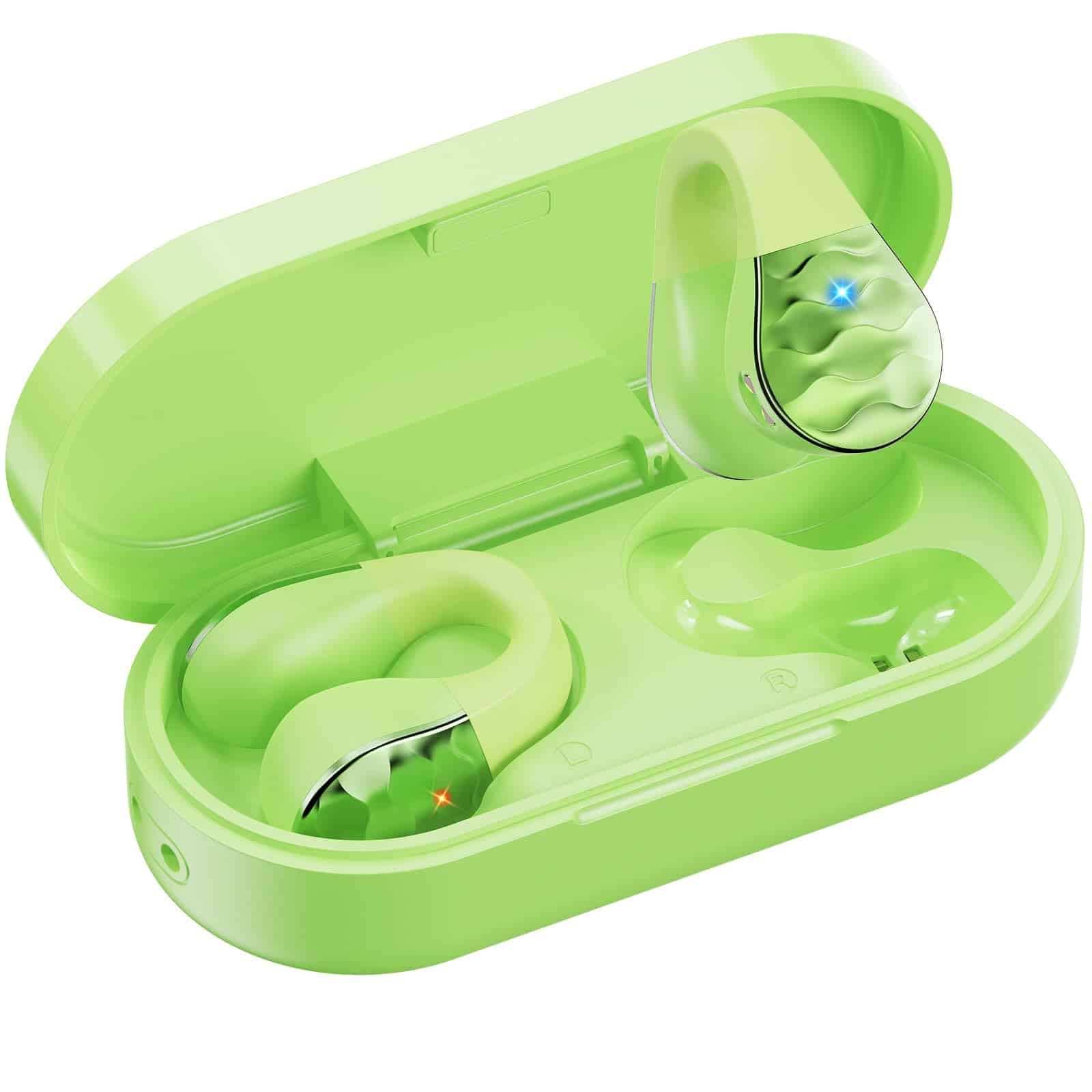 Audífonos inalámbricos aigo Earbud Bluetooth, clip de oído