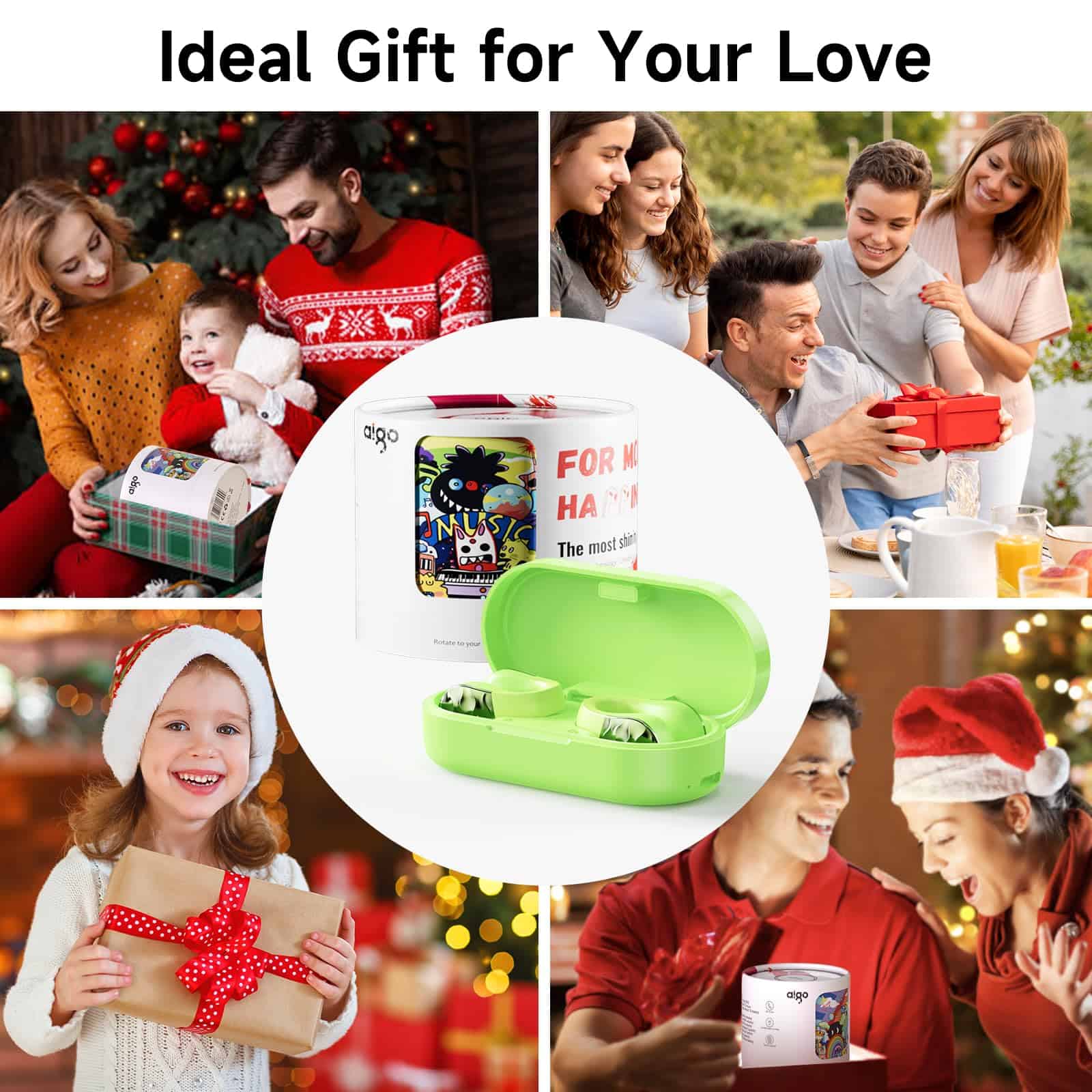 Audífonos inalámbricos aigo Earbud Bluetooth, clip de oído - Imagen 3