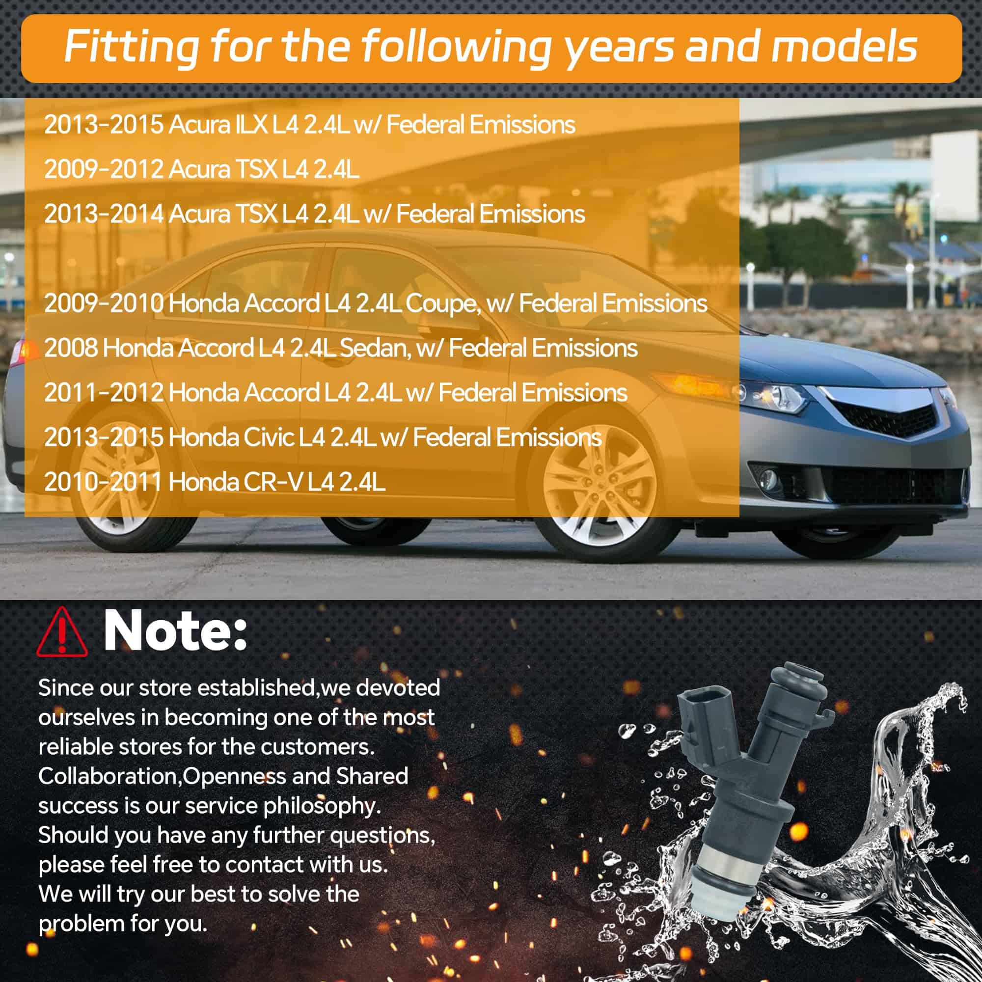 4 piezas de Inyectores de Combustible AdvanEX Compatible - Imagen 3