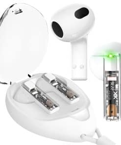 Auriculares inalámbricos aigo True con estuche transparente