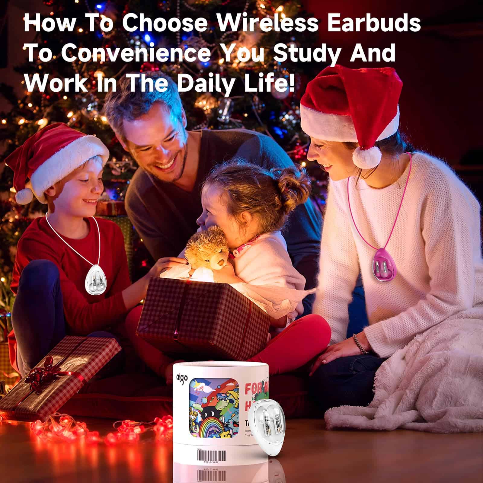 Auriculares inalámbricos aigo True con estuche transparente - Imagen 10