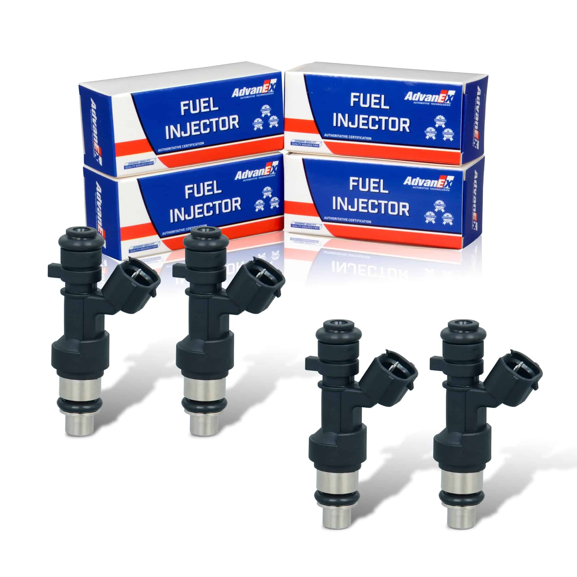 4PCS Inyectores de Combustible AdvanEX Compatible con