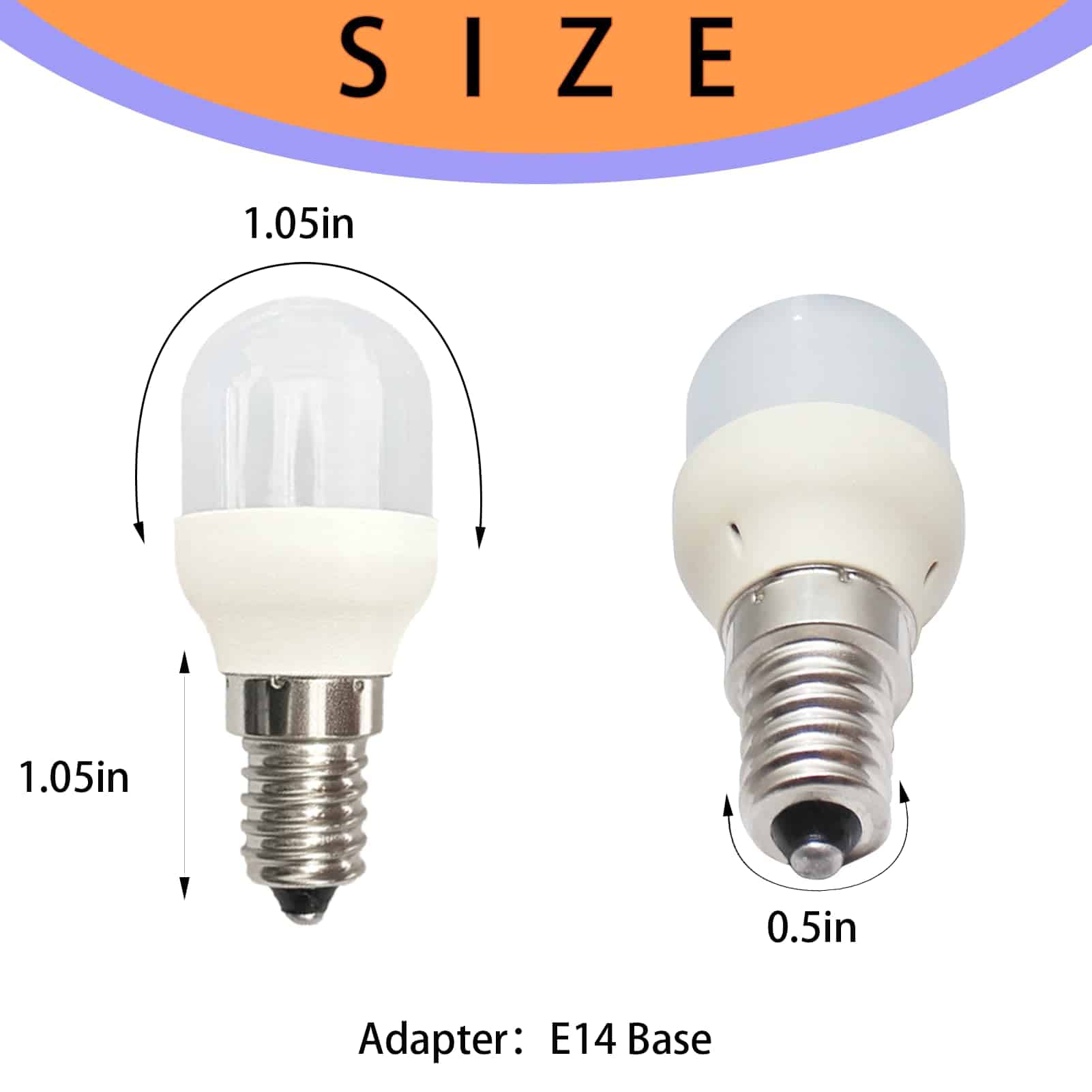 2 Bombillas LED para Refrigerador W11518235 W11160686 de - Imagen 4