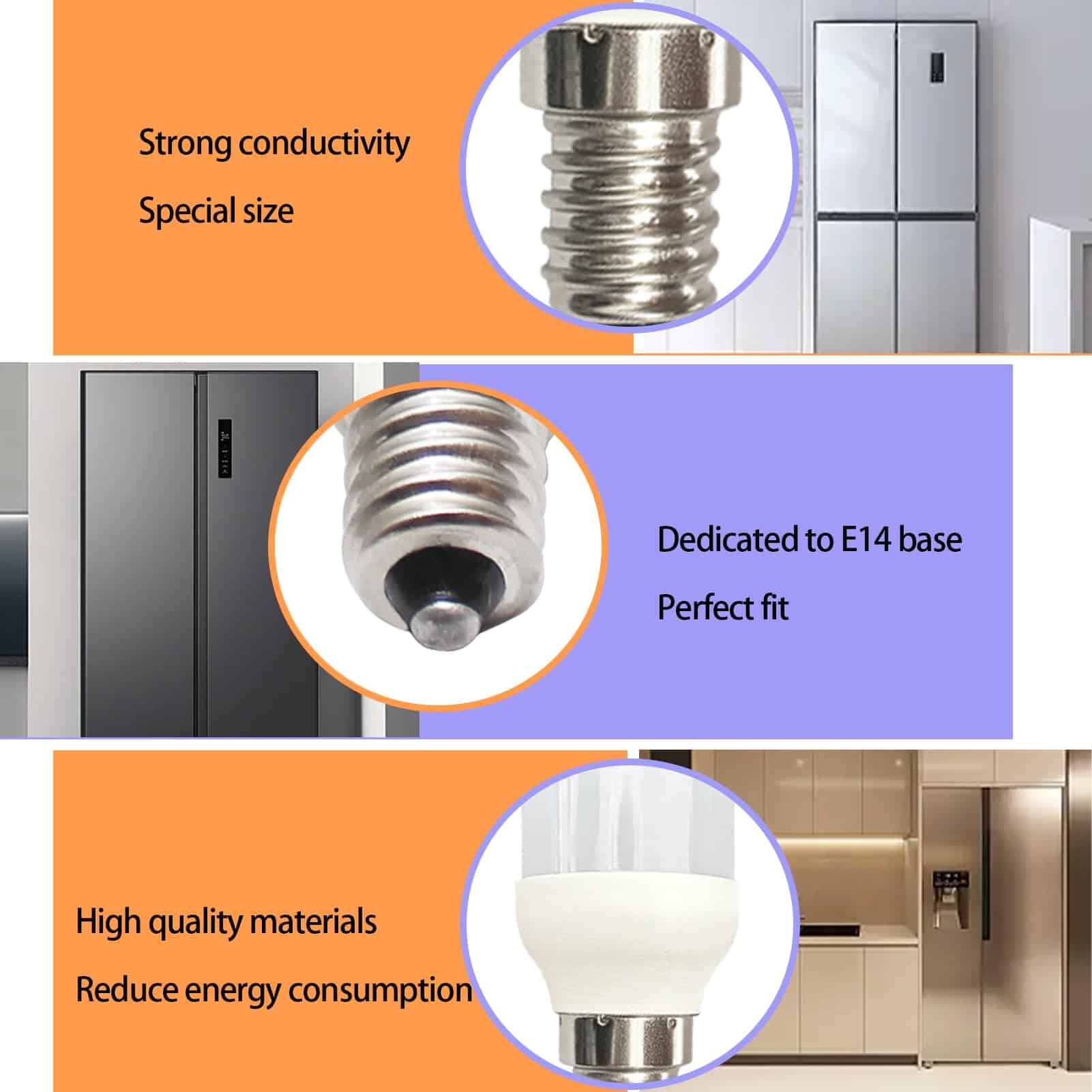 2 Bombillas LED para Refrigerador W11518235 W11160686 de - Imagen 3