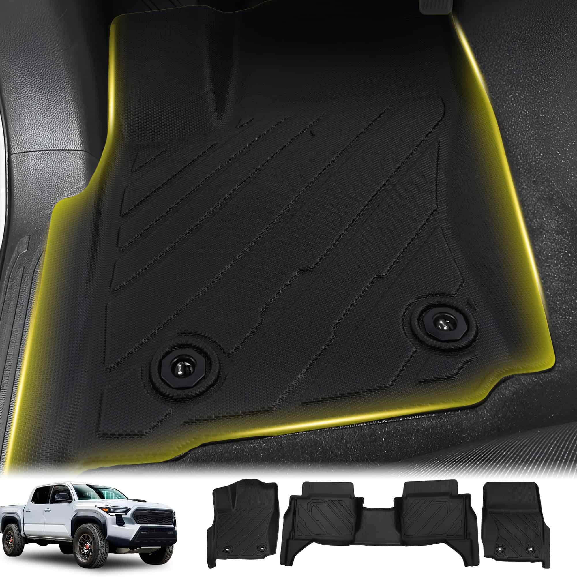 Tapetes para Piso 2024 Doble Cabina (No son compatibles con