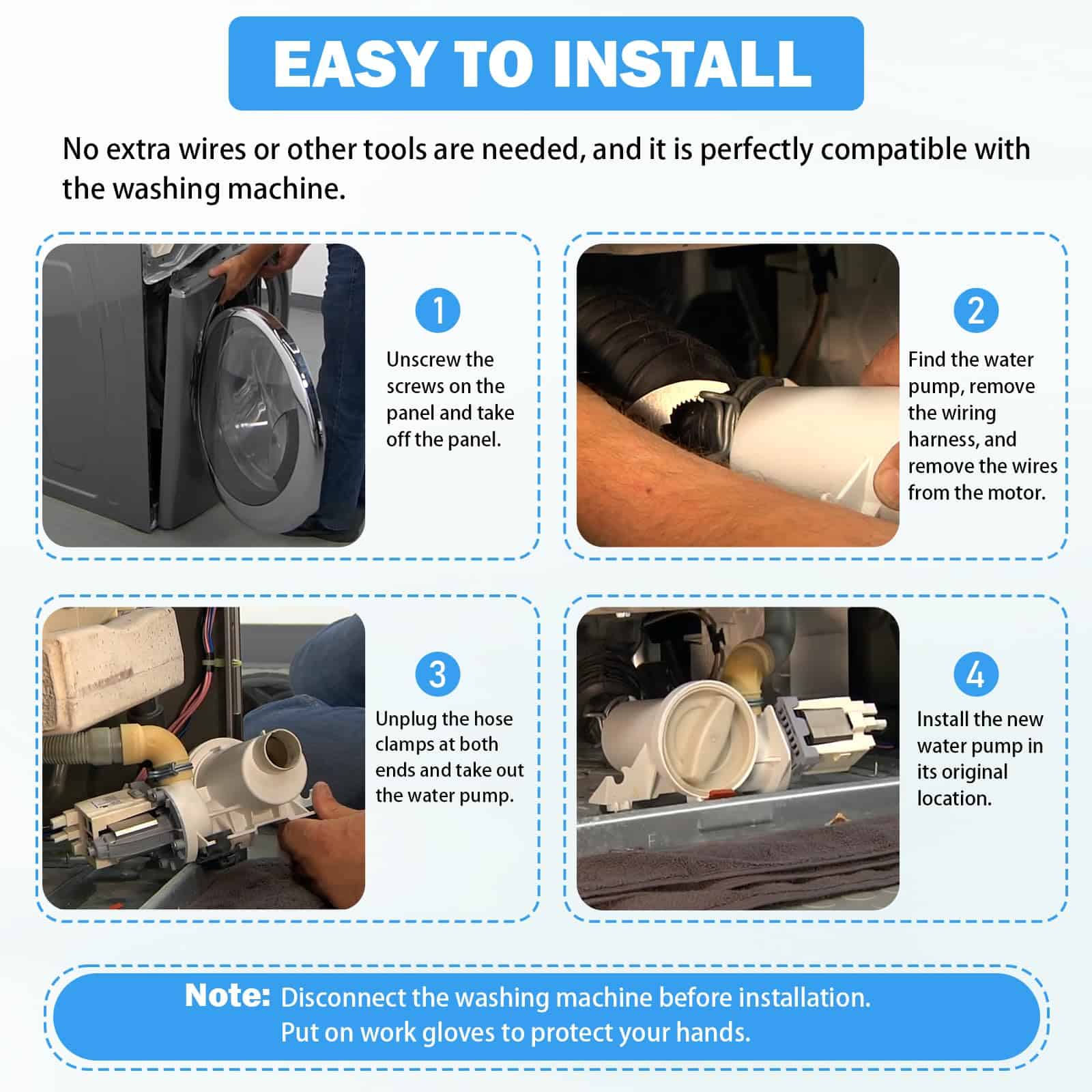 280187 8181684 Filtro de Bomba de Drenaje Compatible con - Imagen 6