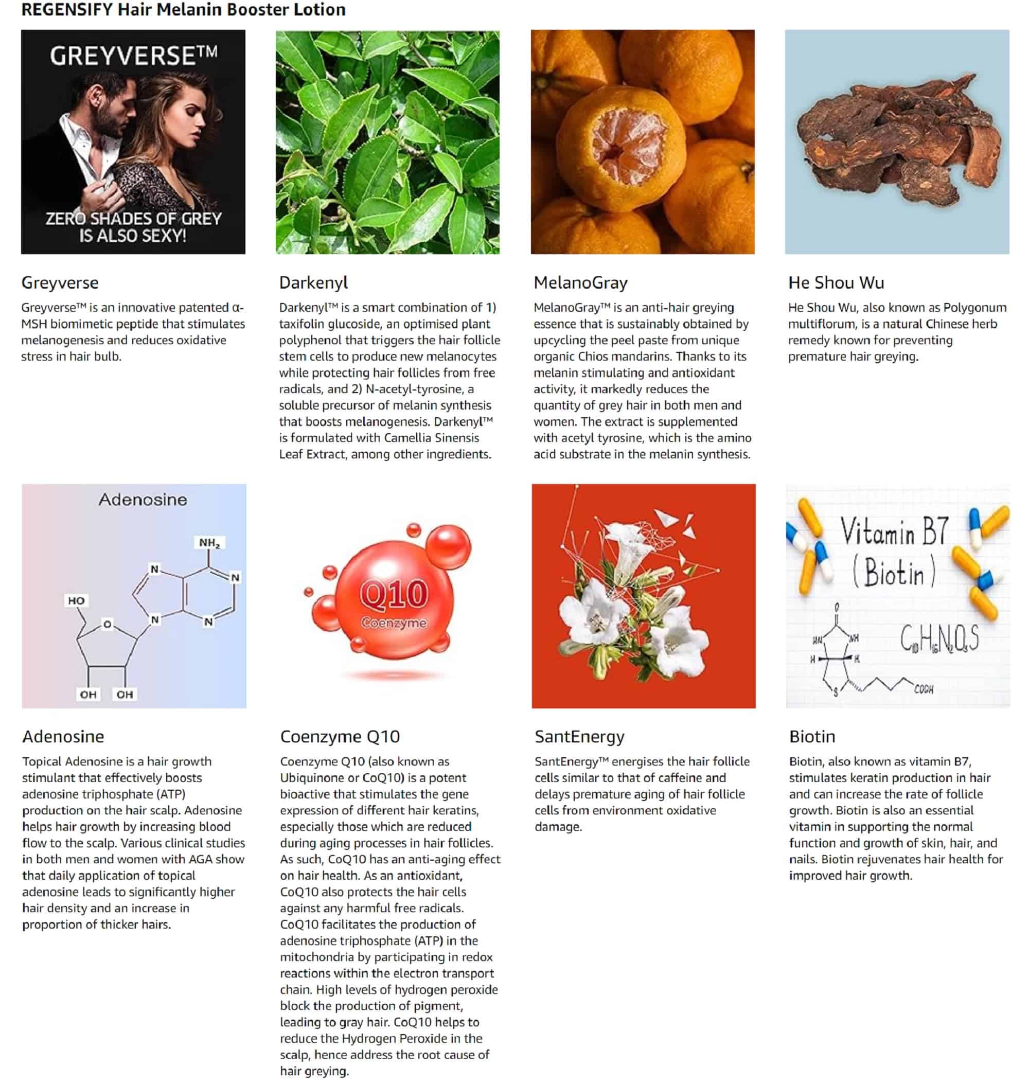 Loción REGENSIFY Hair Melanin Booster 50 ml (1.69 Fl Oz) - Imagen 4