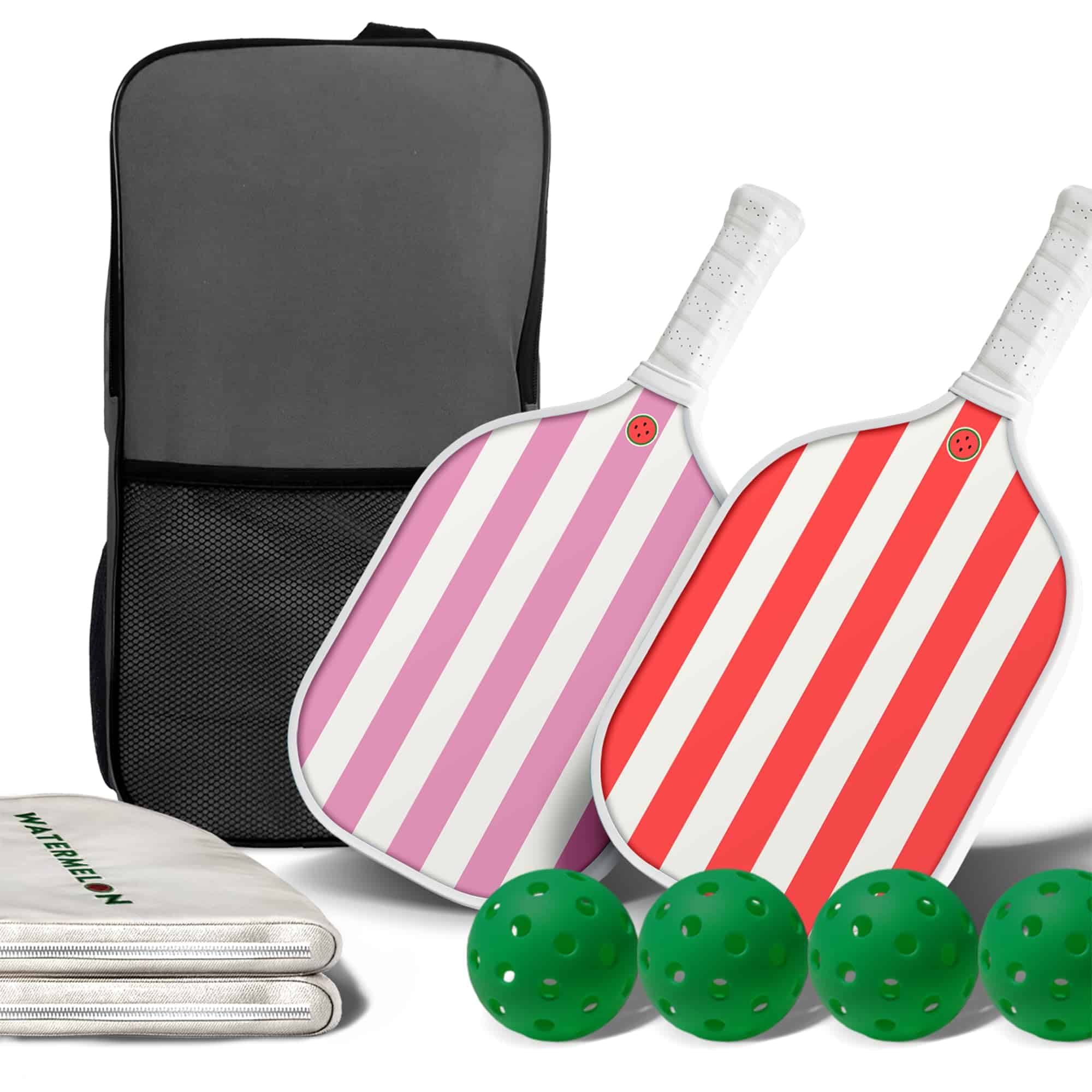 Paquete de 2 palas de pickleball Watermelon, Rosa/Rojo