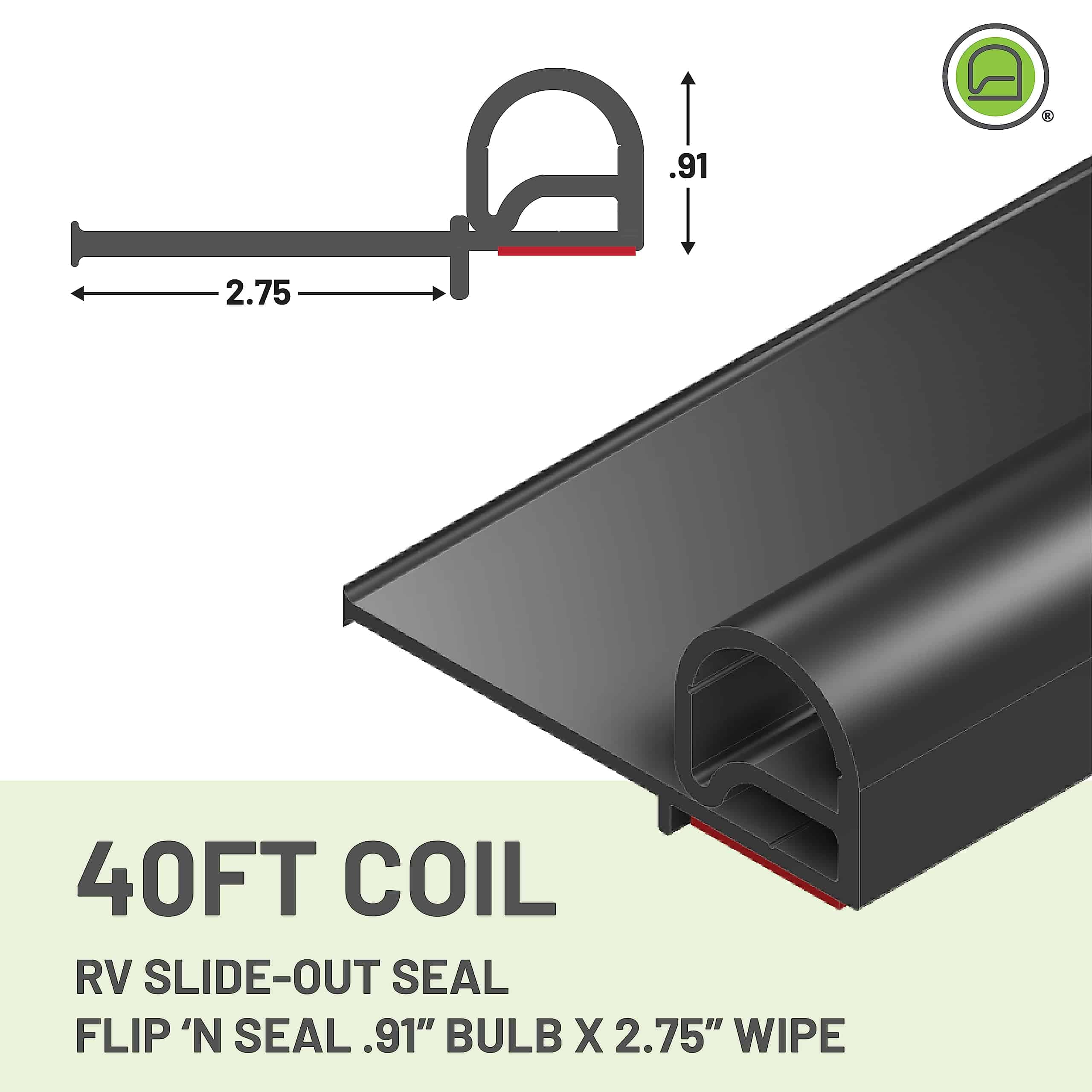 Sello deslizante para RV Flip 'N Seal 4002891, .91" de - Imagen 3