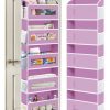 Organizador de Puerta KYEVIS, 5 estantes -Rosa Oscuro