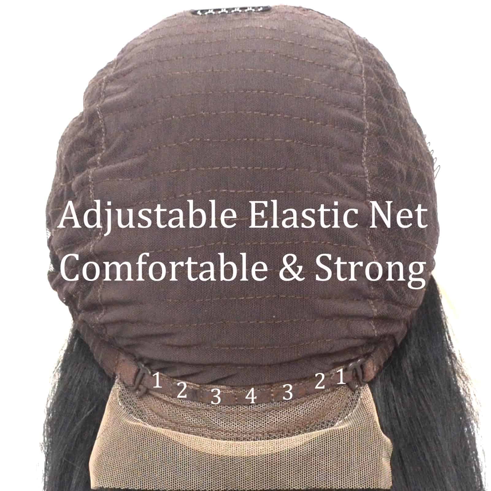 Pelucas de Encaje Frontal Recto Largo BLUPLE #1b Negro - Imagen 6