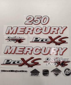 Conjunto de calcomanías de repuesto de mercado de -Rojo