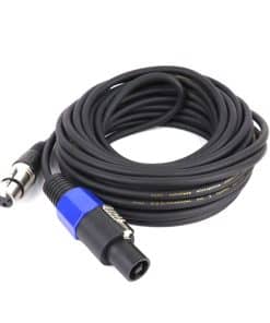 Cable SUNNAREPOON 1 Pack 50 Pies Speakon a XLR, Cable de