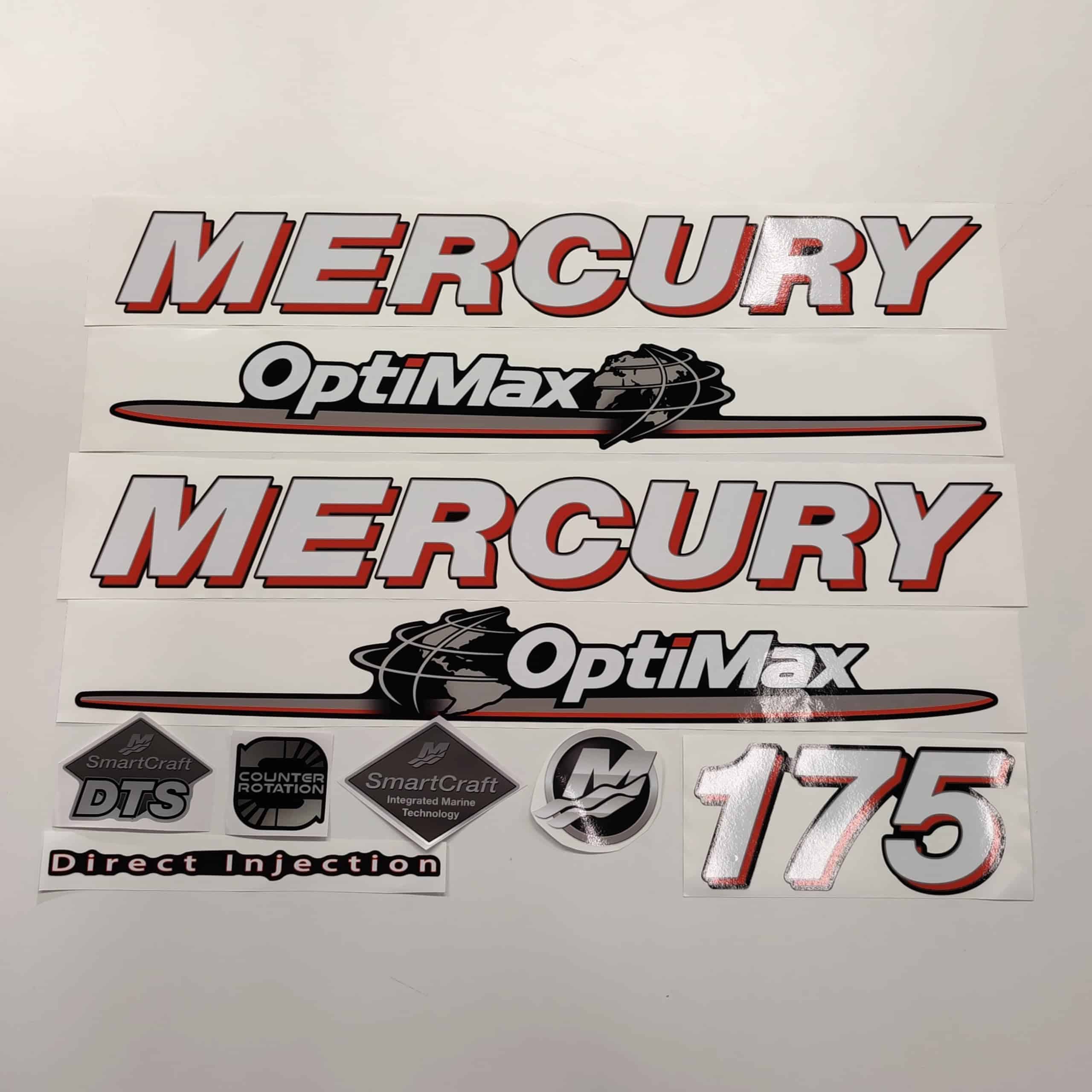 411 Calcomanías de Repuesto del Mercúry 175 OptiMax