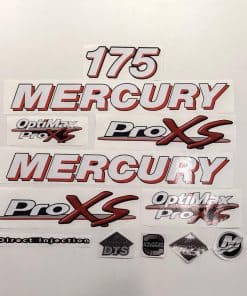 Conjunto de calcomanías de repuesto de mercado de -Rojo