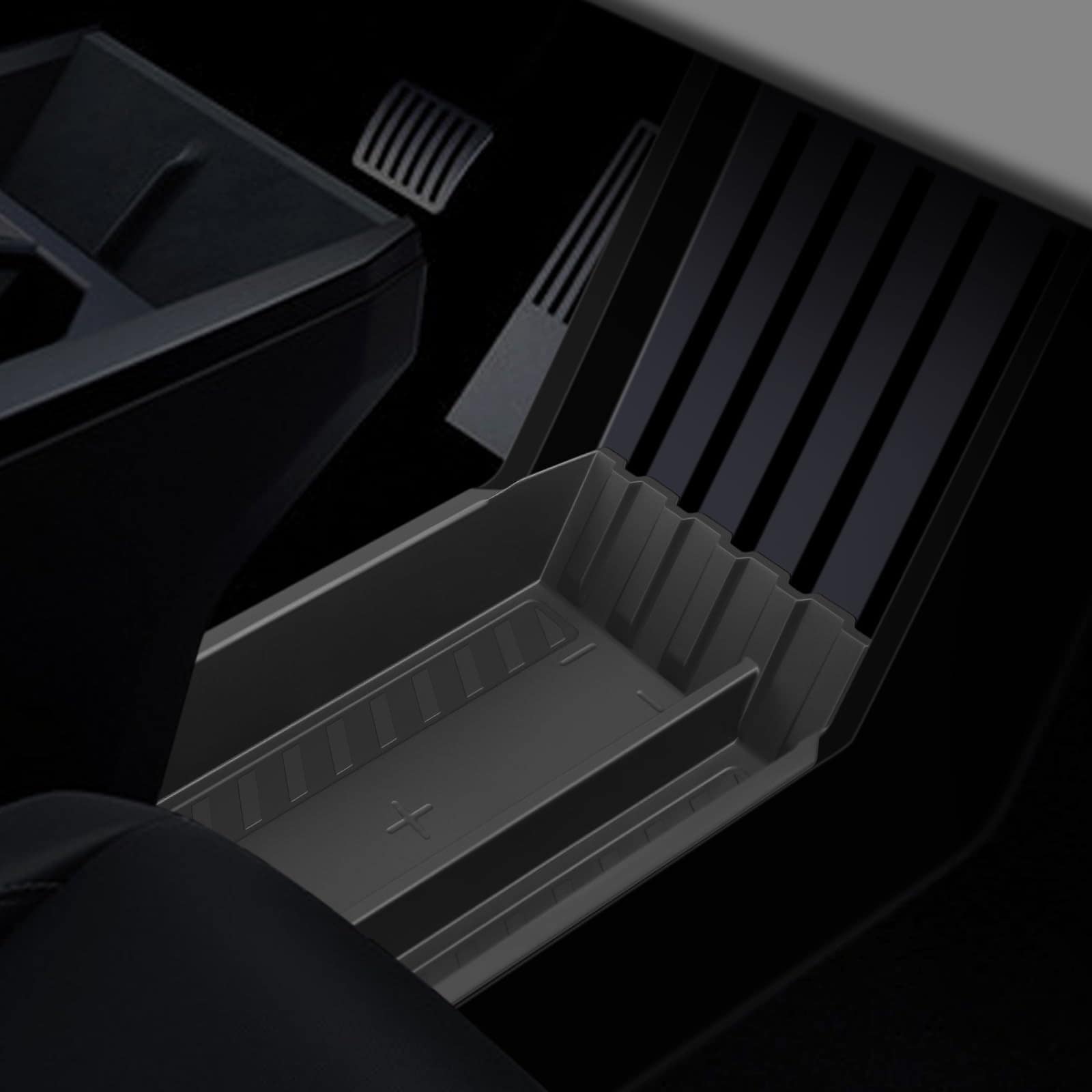Organizador de consola de suelo para accesorios Tesla