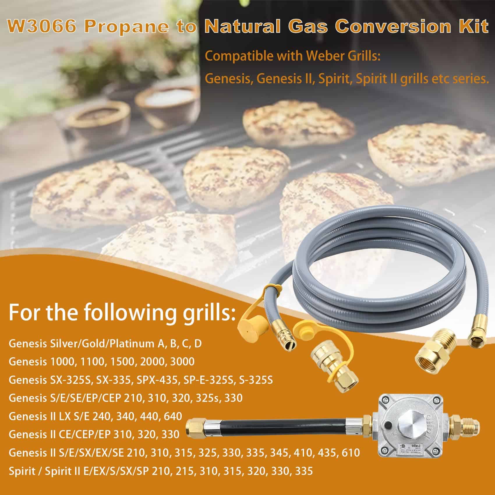 Kit de conversión de propano a gas natural para parrilla - Imagen 4