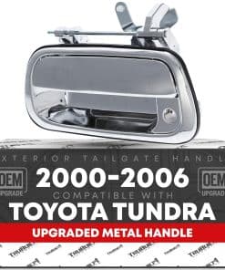 Ensamble de manija de portón trasero, metal mejorado con