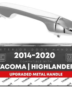 Manija y cubierta de puerta trasera exterior para conductor