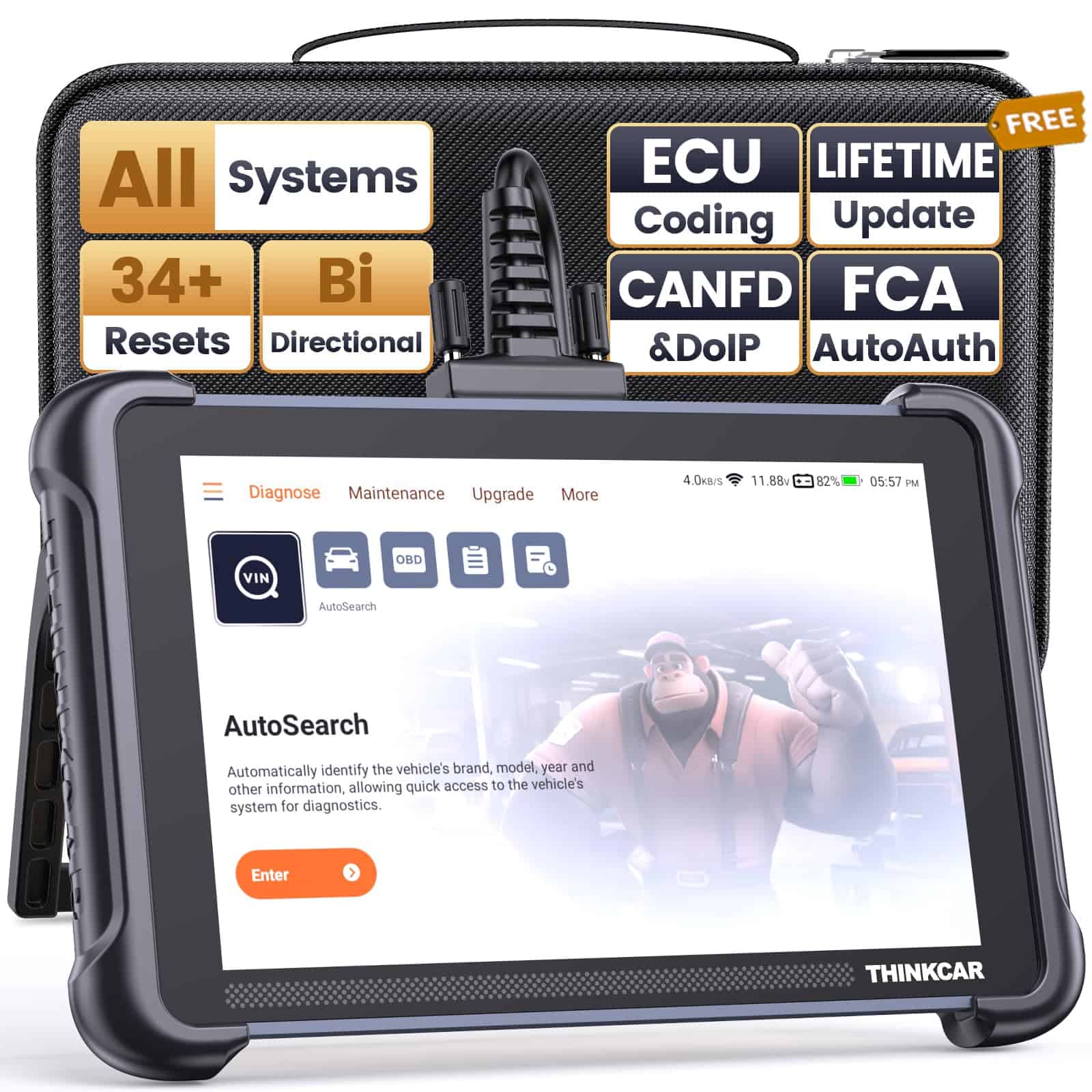 Escáner OBD2 Thinkcar ThinkScan 689, Herramienta de Escaneo