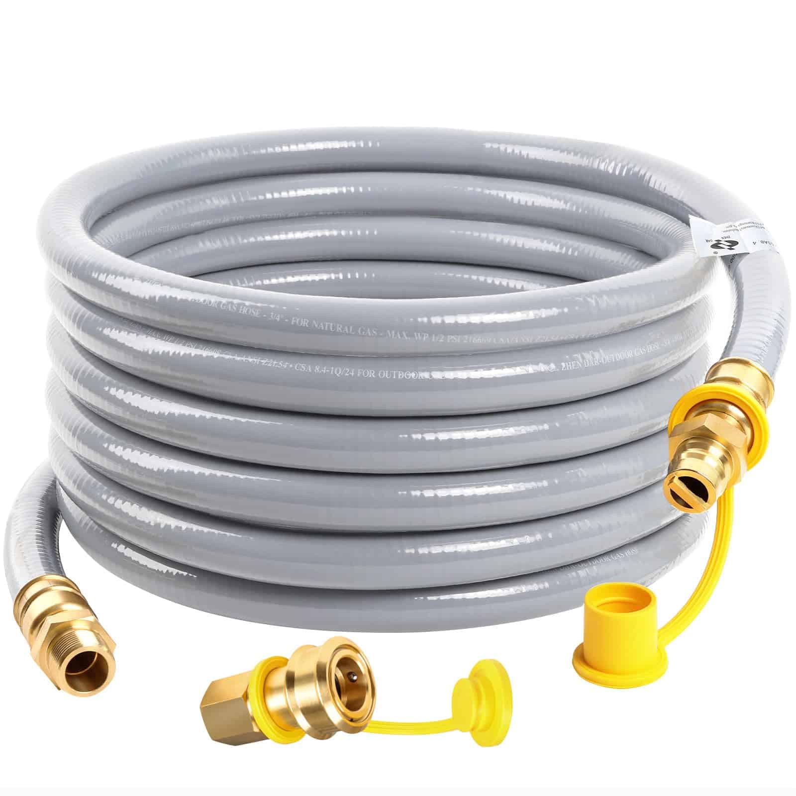 Manguera de gas natural de 24FT 3/4" de diámetro con