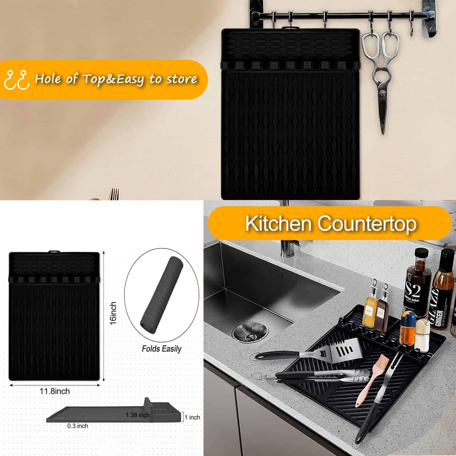 Tapete de Utensilios de Silicona para Parrilla Blackstone, - Imagen 7