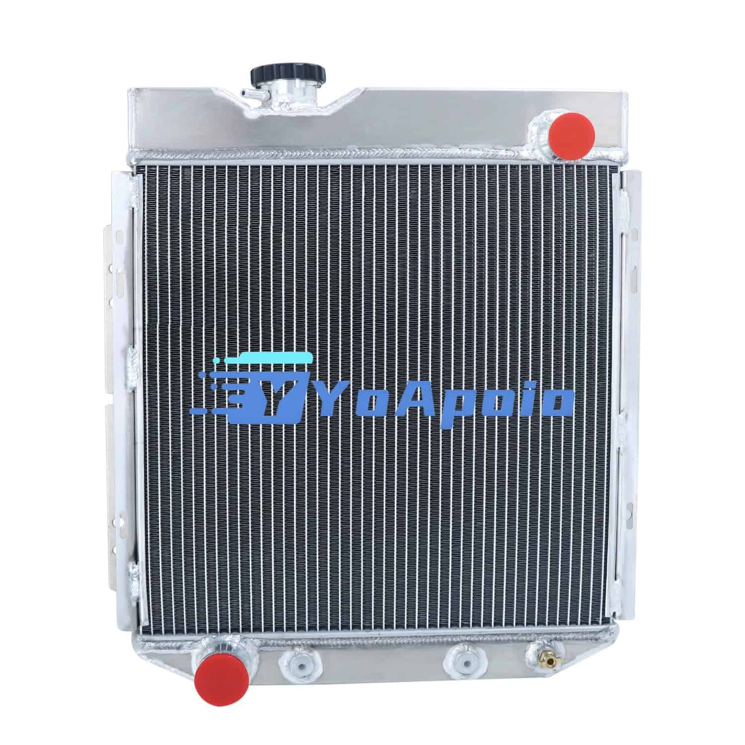 Radiador de Aluminio de 3 Filas YoApoio para 1960-1966 1965