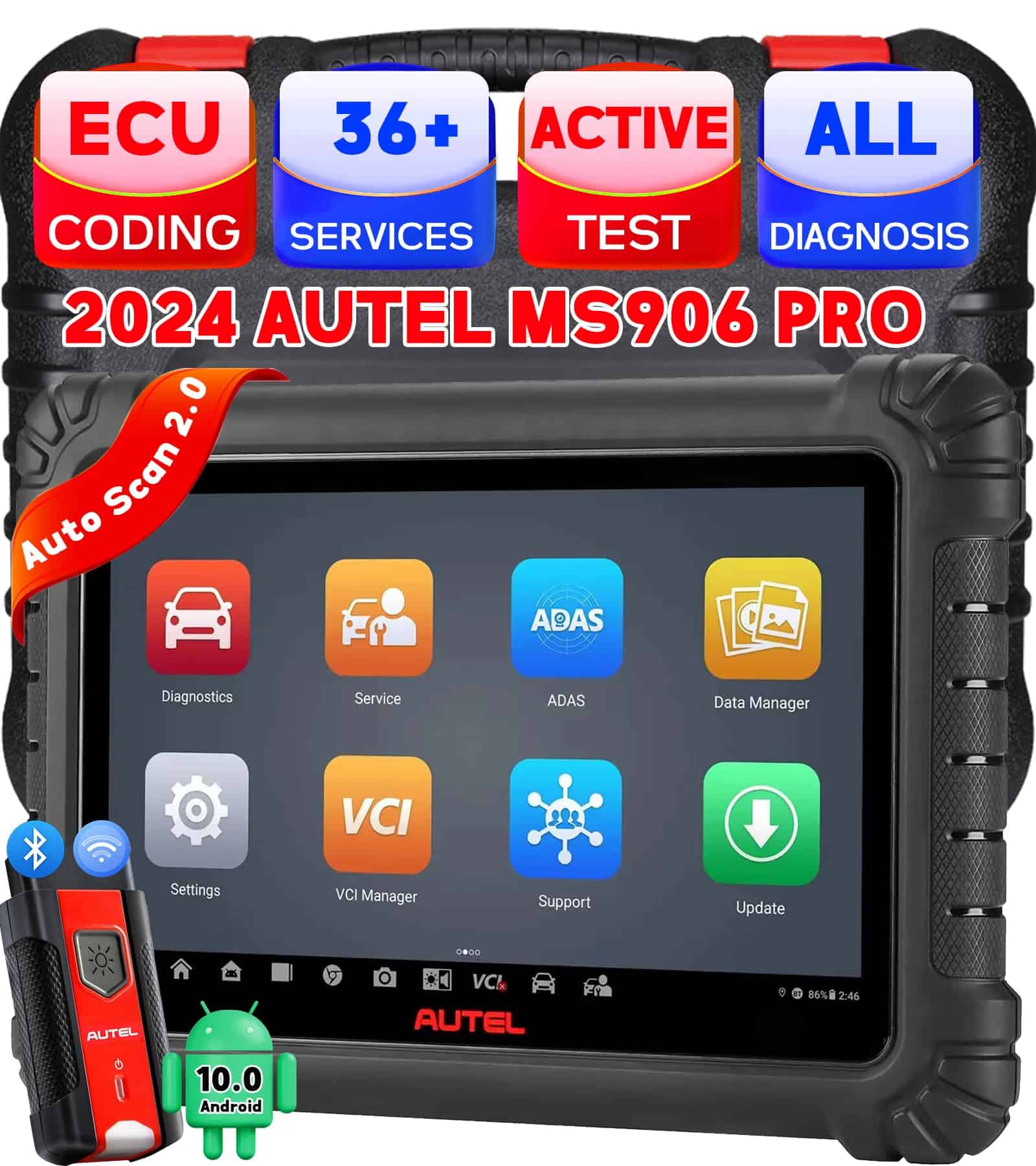 Escáner Autel MaxiSys MS906Pro Igual a MS906 Nivel Superior