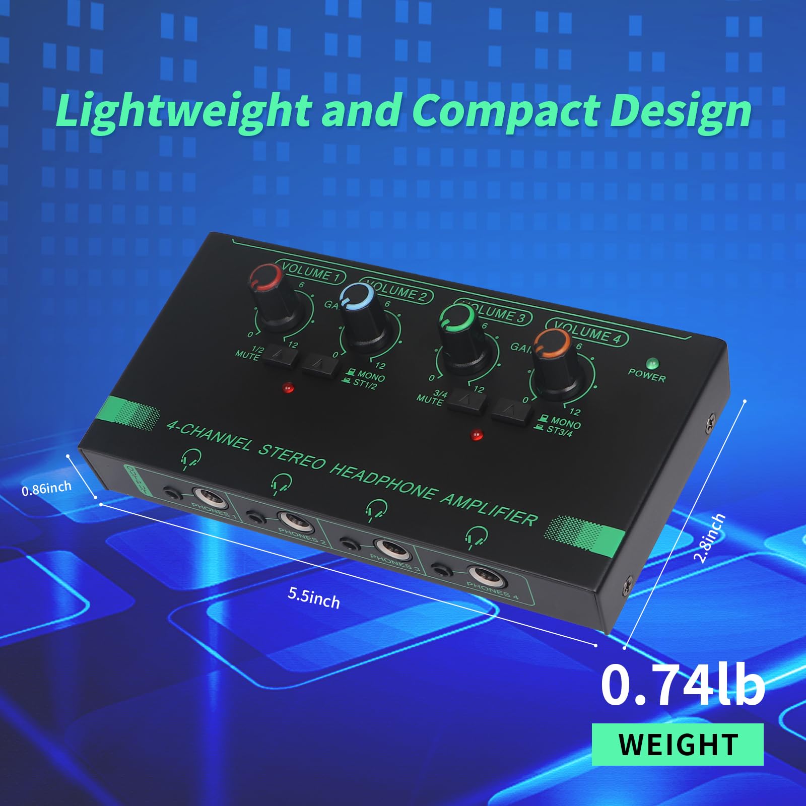 Amplificador de Auriculares Horse Headphone Amp, - Imagen 6