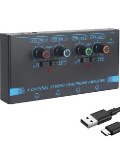 Amplificador de auriculares para caballos, amplificador