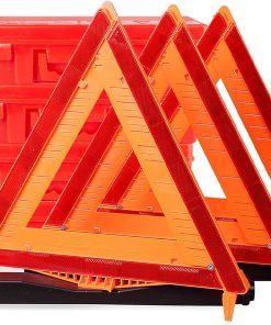 CARTMAN 12 Pack Triángulo de Advertencia, Reflector de