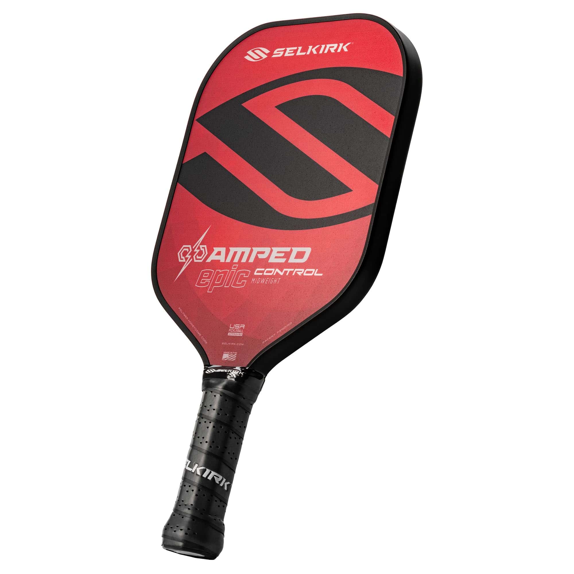 Pala de Pickleball Selkirk Sport Amped Control -Rojo