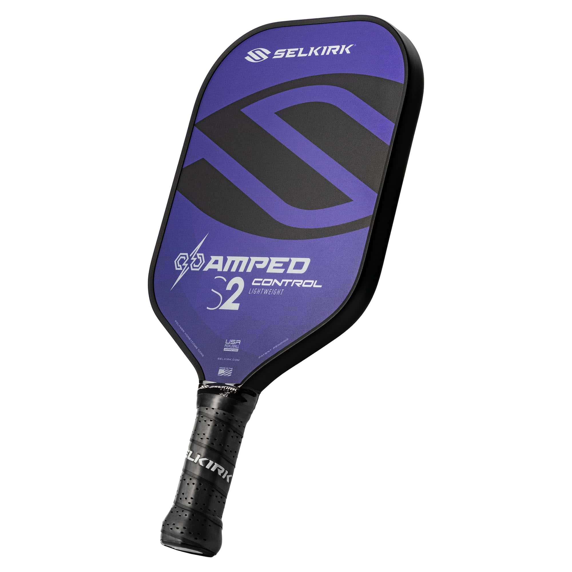 Pala de Pickleball Selkirk Sport Amped Control -Morado