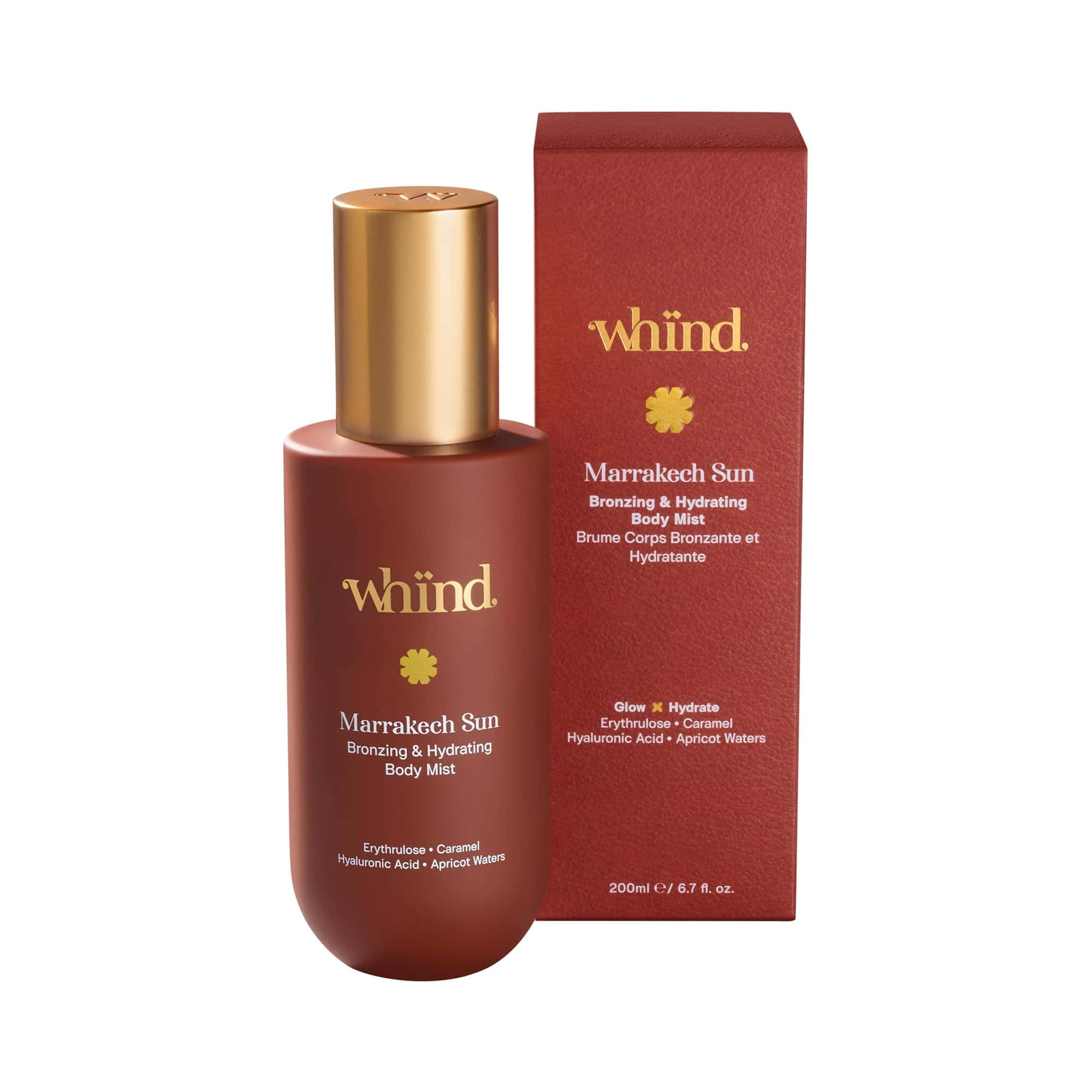 WHIND Hydrating Self-Tanning Body Mist - Bruma Corporal