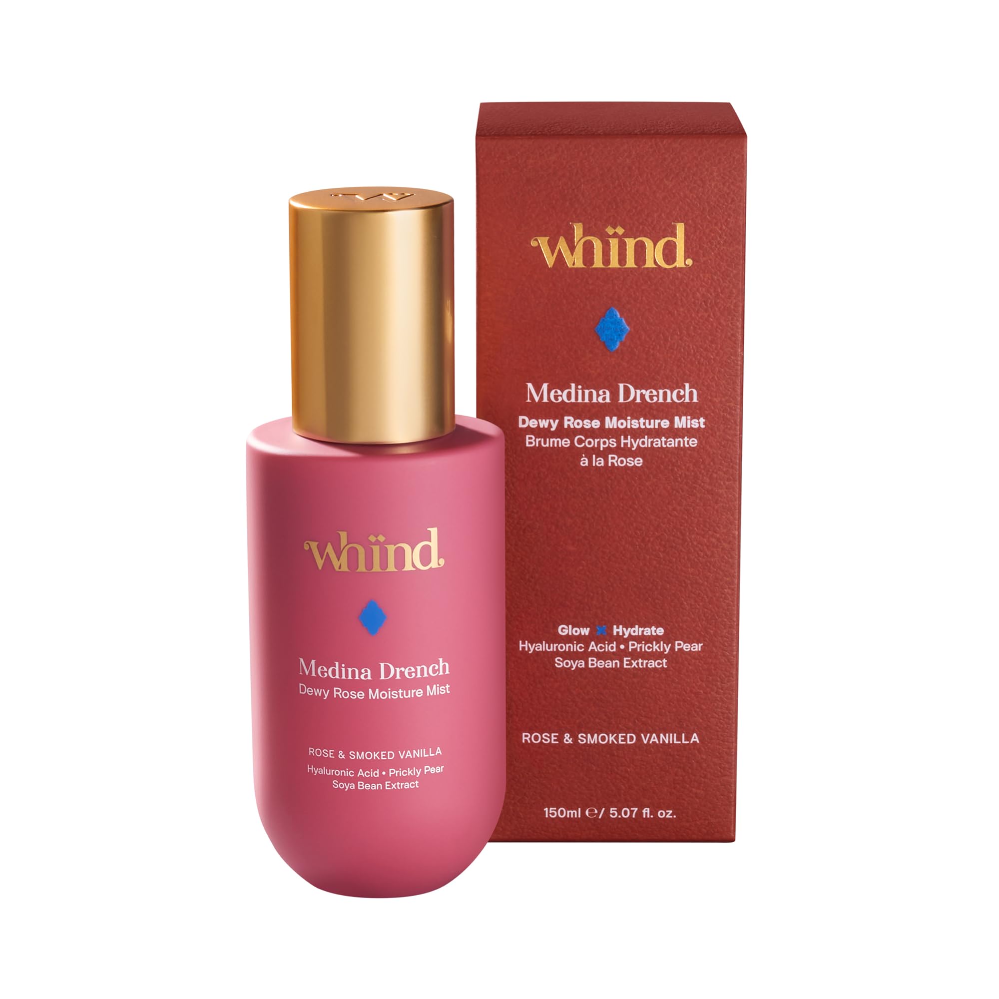 WHIND Medina Drench Dewy Rose Body Mist - Spray Hidratante
