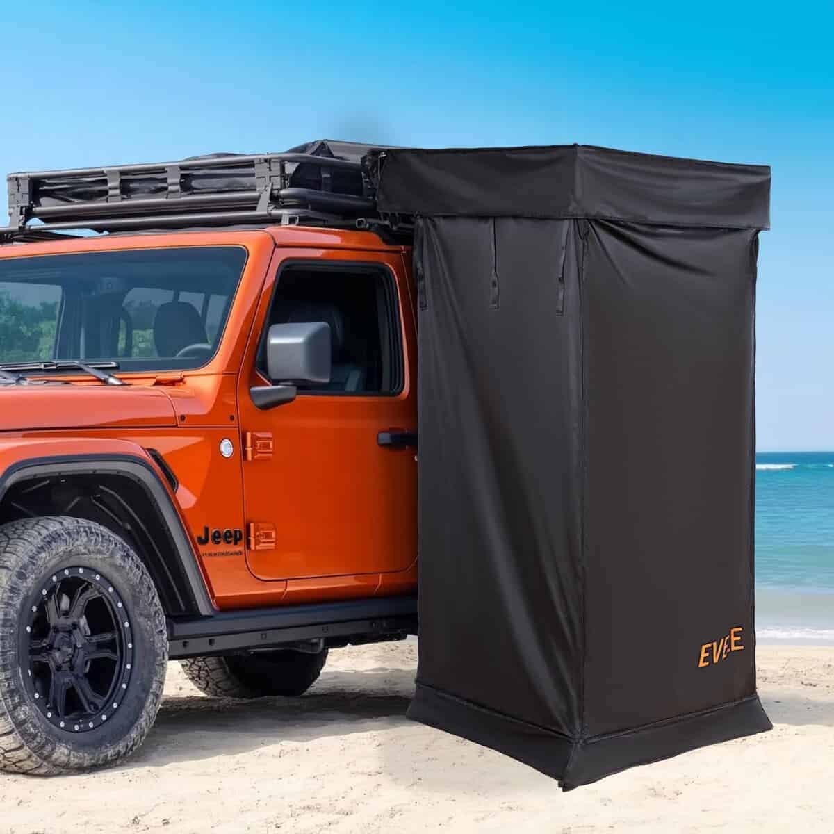 Toldo de Ducha para Rack de Techo, Refugio de Privacidad - Imagen 10