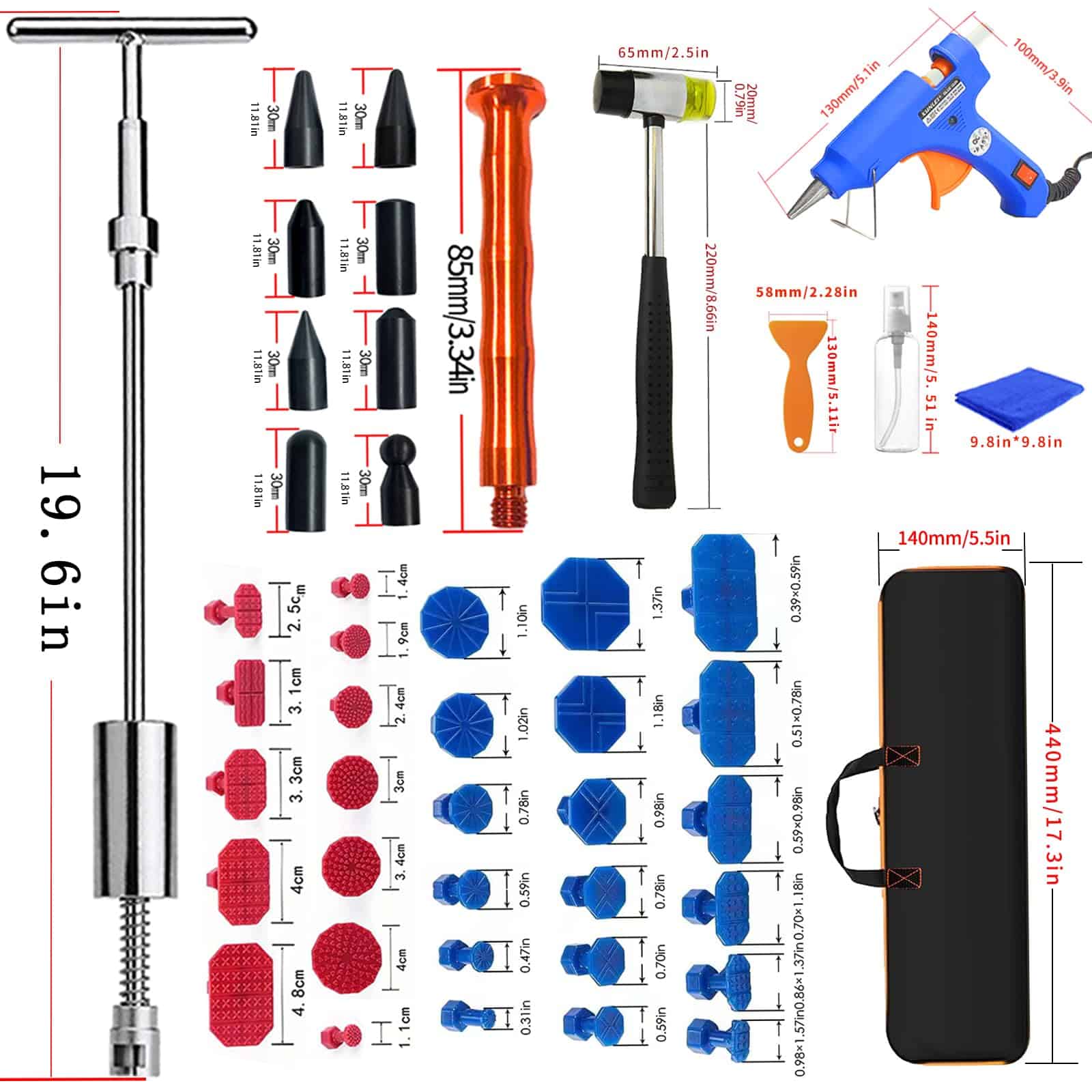 Kit de Reparación de Abolladuras TUOSHUNGE DBG03 - Ventosa - Imagen 6