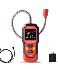 Detector de fuga de refrigerante HVAC recargable SENSYX,