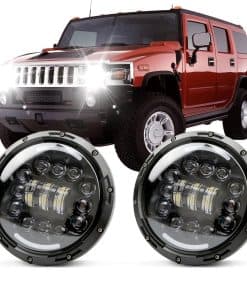 Faros LED RKHIruj de 7 pulgadas H6024, Ajuste para Hummer