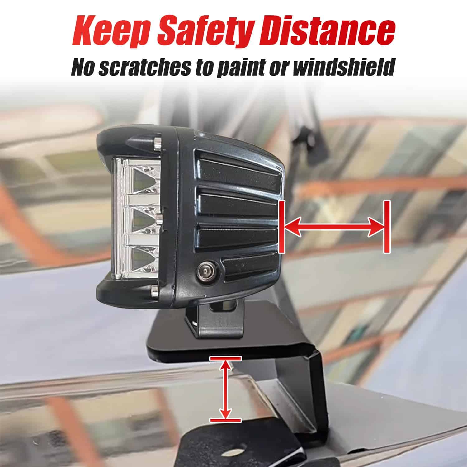 Soportes de Luz para Faros Soporte de Montaje en Bisagras - Imagen 4