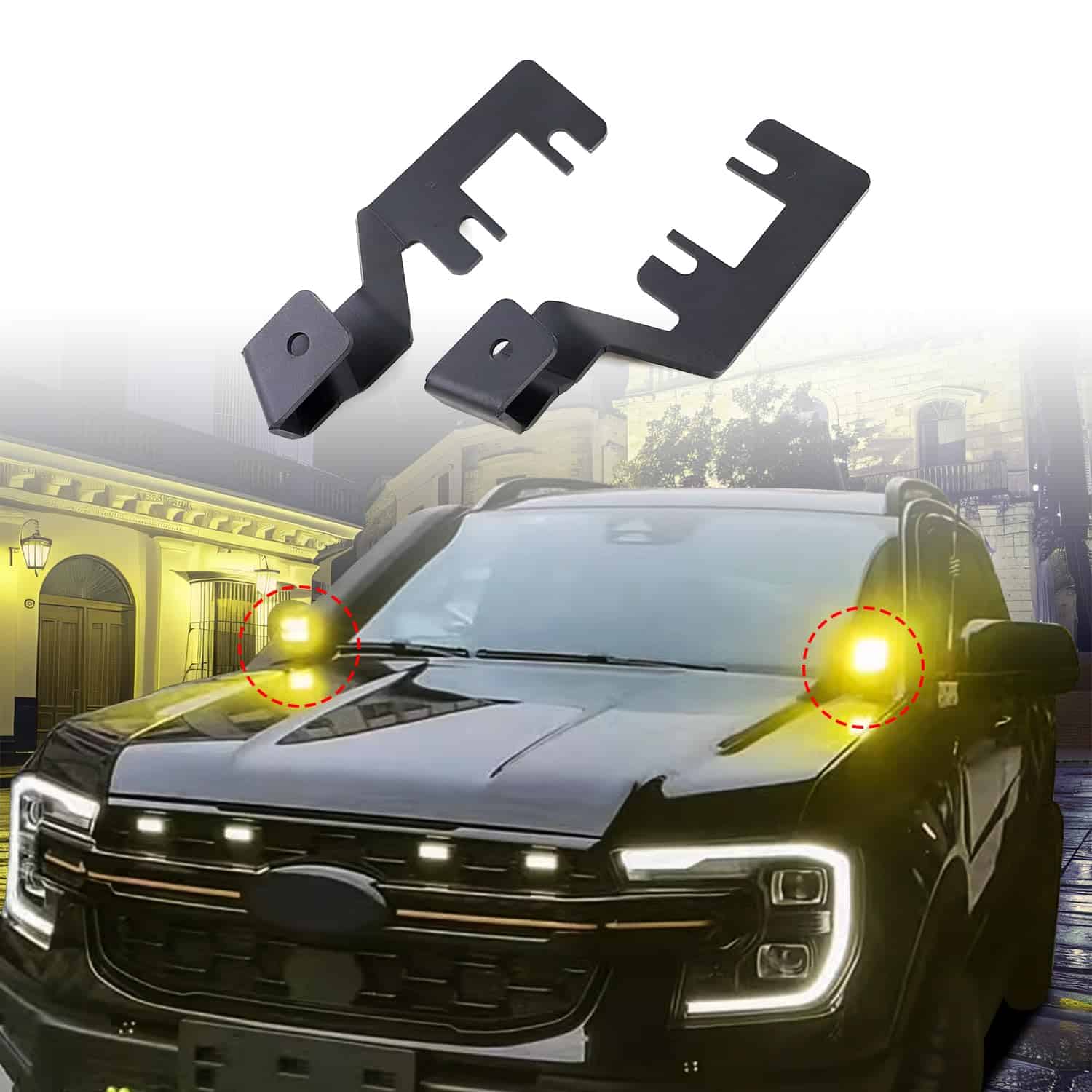 Soportes de Luz para Faros Soporte de Montaje en Bisagras